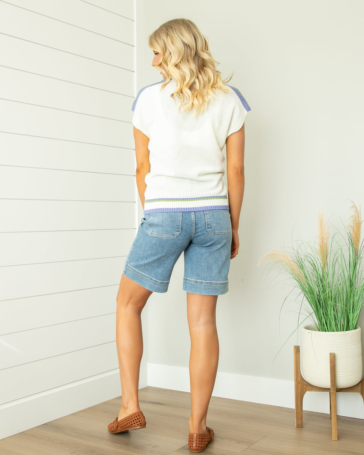 Rocklyn Knit Top - Ivory