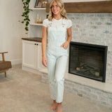 Risen Ice Denim Overalls