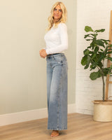 KanCan Mid Rise Super Wide Jeans
