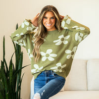 Willow Floral Sweater | S-2XL