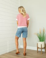 Melissa Stripe Top - Red