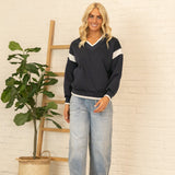 Maya Oversized V-Neck Pullover