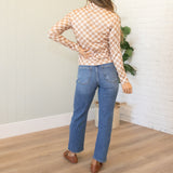 Toni Checkered Top