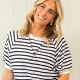 Pearl Stripe Top