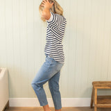 Pearl Stripe Top