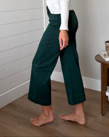Risen Hunter Green Cropped Jeans