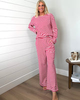 Chloe Stripe Lounge Set