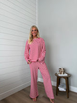 Chloe Stripe Lounge Set
