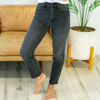 KanCan Washed Black Relaxed Skinny Jeans