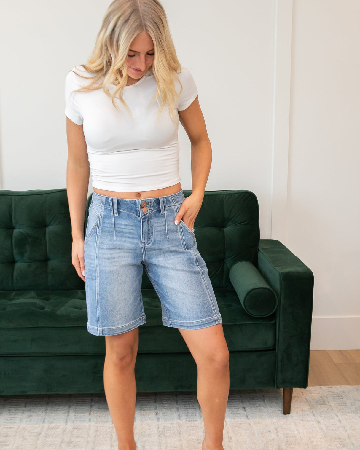 Risen Front Seam Shorts