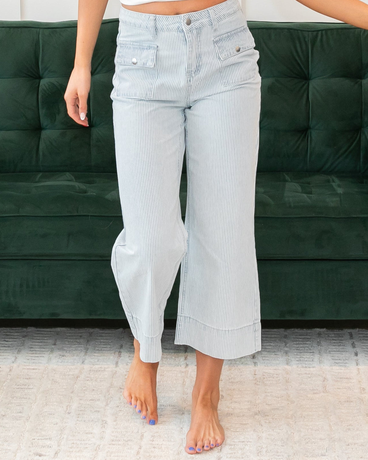 Georgia Stripe Denim