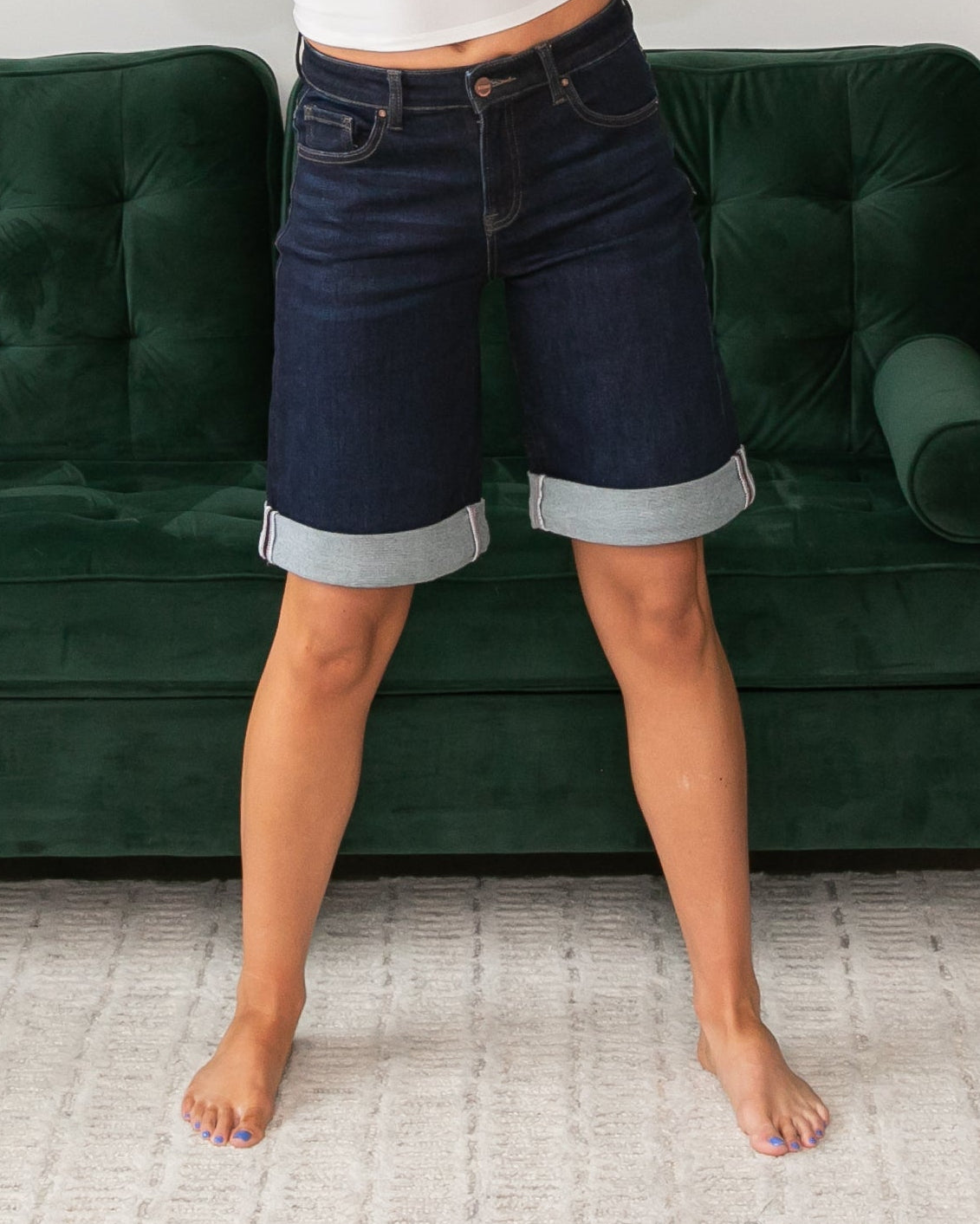 Risen Slouchy Cuffed Jorts